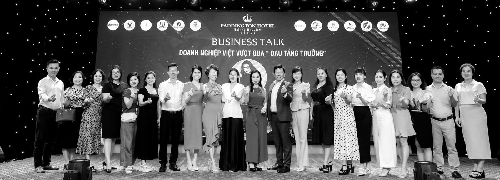 Group photo at Business Talk, Paddington Hotel Ha Long