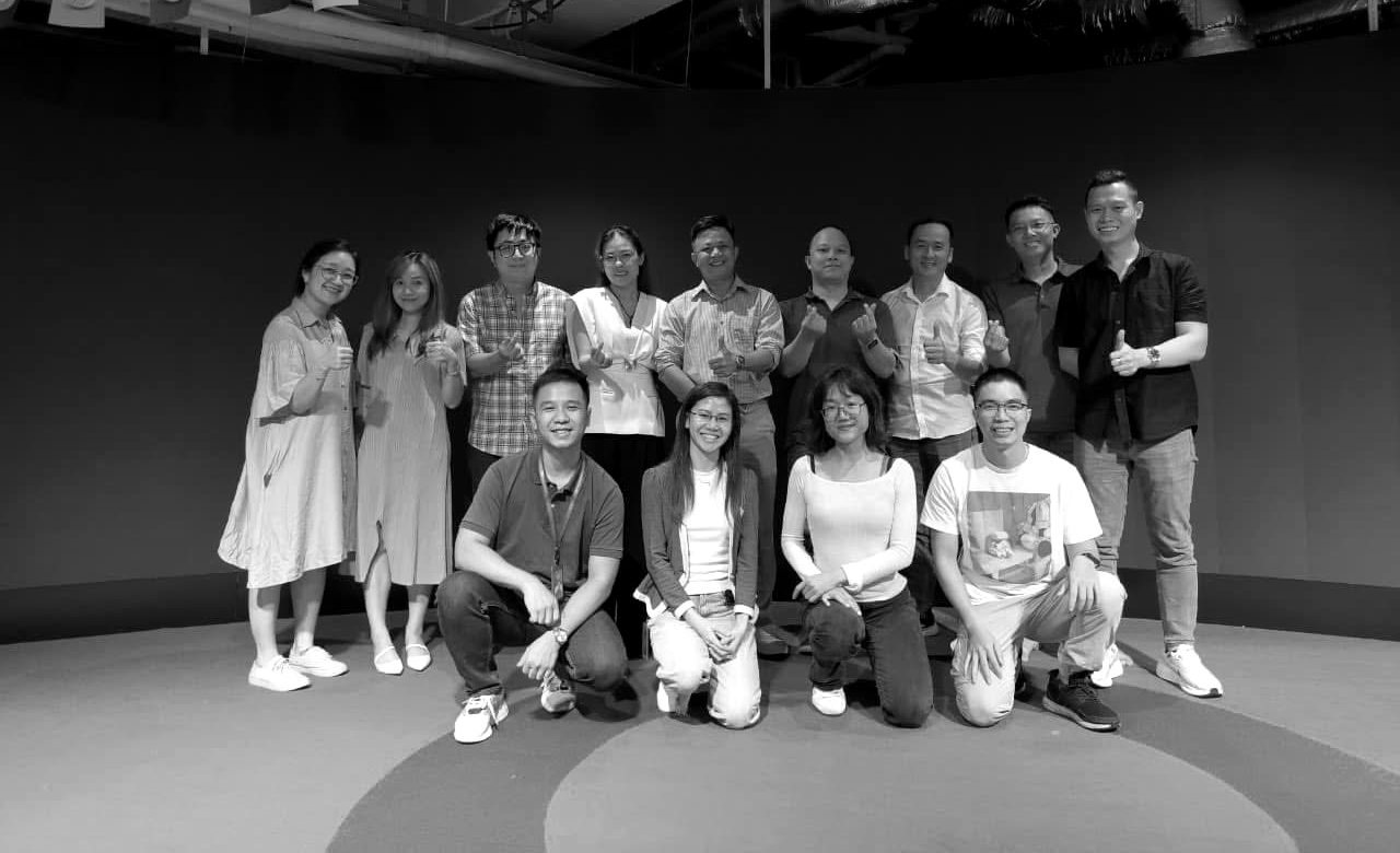 Group photo after a workshop